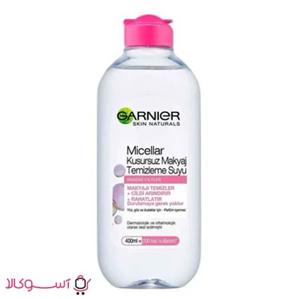 محلول پاک کننده آرایش گارنیه مدل skin active حجم 400 میل