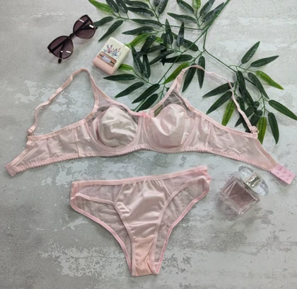 ست شورت و سوتین بالا شیشه ای 104879 سایز75