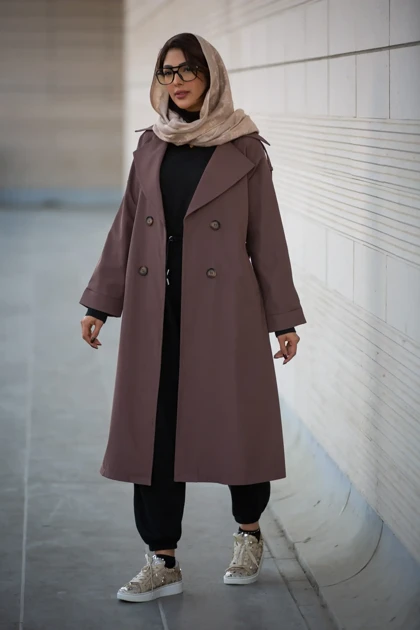 بارانی بلند گلسا فری