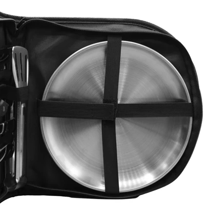 ست ظروف مسافرتی کمپینگ دو نفره مدل 404L1426 ده عددی