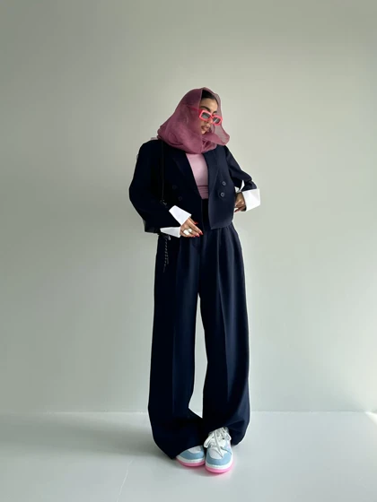 ست کت و شلوار ویولت