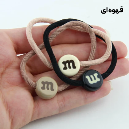 کش مو دخترانه مدل M پک سه عددی