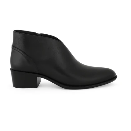 نیم بوت زنانه چرم یلسان مدل ویکات کد 689-GN