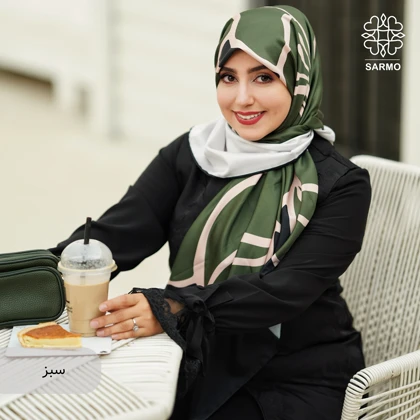 روسری ابریشم کجراه گلرخ