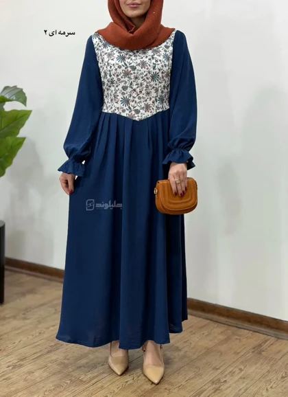 پیراهن مانتویی سوزندوزی آیسو شکوفه