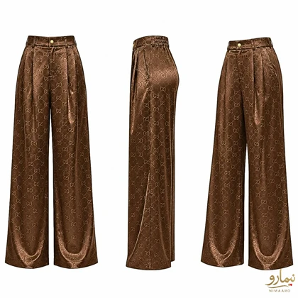 شلوار ساتن ابریشم Gucci