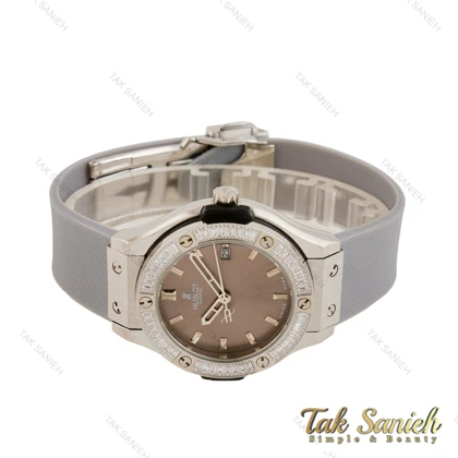 ساعت هابلوت زنانه طوسی دورنگین Hublot-5638-L