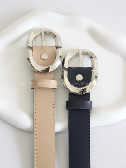 کمربند چرمی زنانه بهنیا