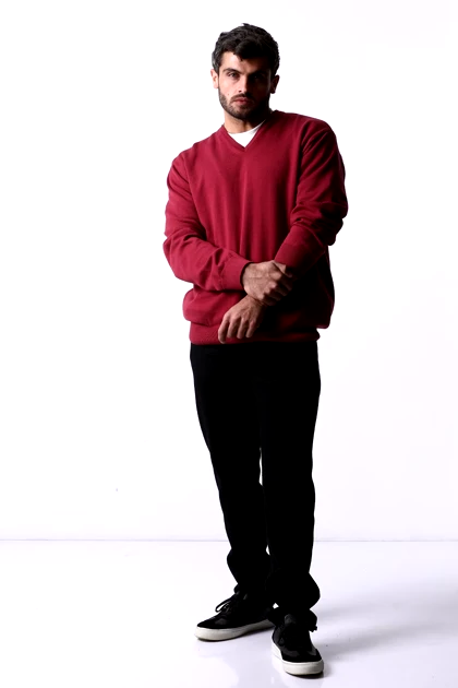 بافت یقه هفت بیسیک مردانه