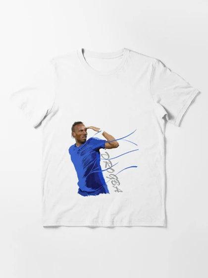 تیشرت ورزشی چلسی | تیشرت Chelsea F.C طرح The King of Chelsea - Didier Drogba کد 147329