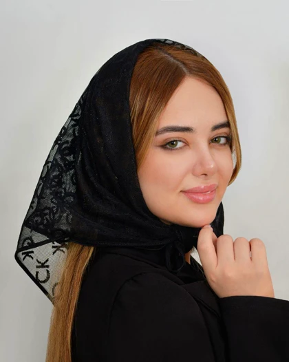 مینی اسکارف توری طرحدار | مینی اسکارف توری طرحدار کد 80101 کد 13477