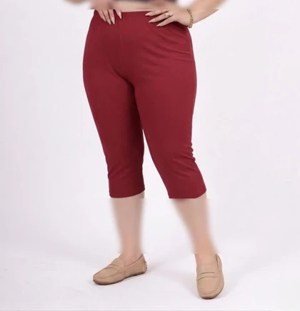 شلوارک راحتی زنانه کبریتی سایز بزرگ