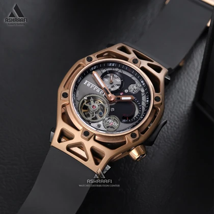 ساعت هابلوت فراری دست دوم Hublot Techframe Ferrari Tourbillon GRK-ST