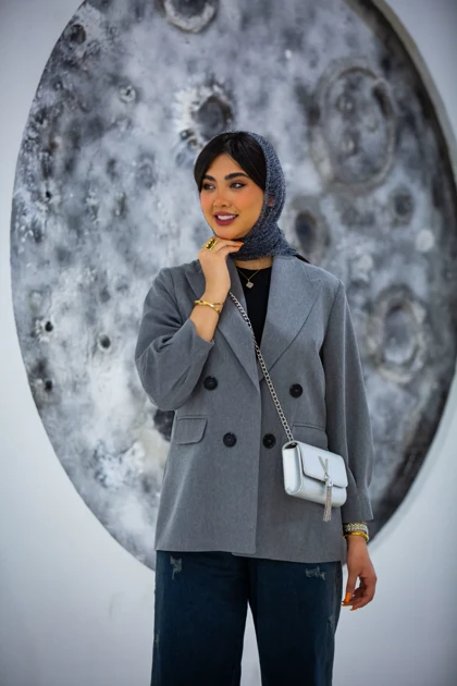 مانتو کت مچ پیلی ملانژ