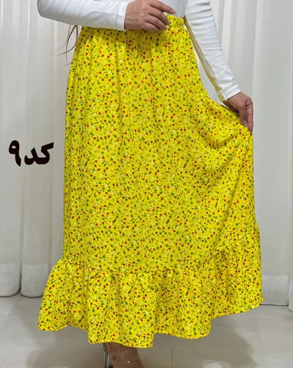دامن پفکی چین چین بلند 6870