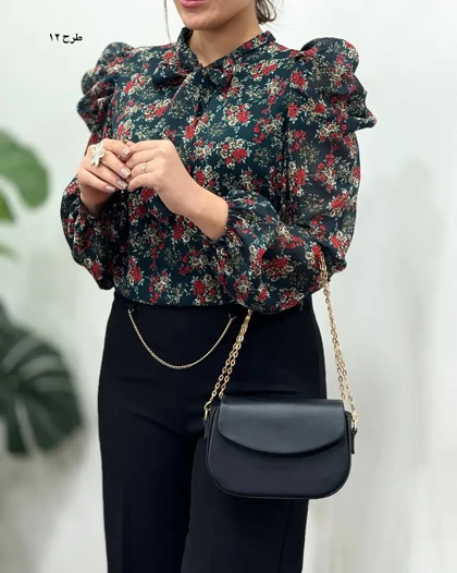 شومیزحریر مجلسی مهلا (4520)