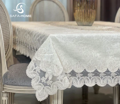 رومیزی ناهارخوری طرح اسلیمی دارای سایزبندی