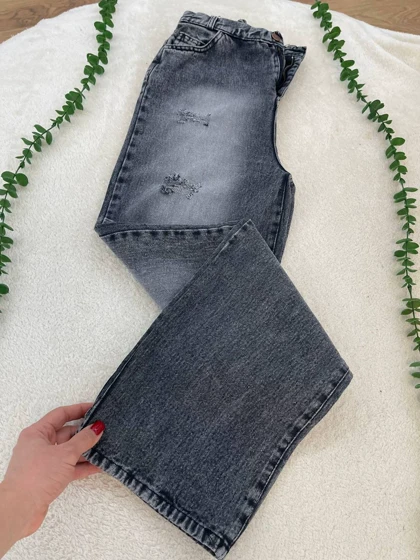 شلوار جین نیم بگ