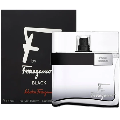 ادوتویلت مردانه سالواتور فراگامو مدل F By Ferragamo Black حجم 100ml