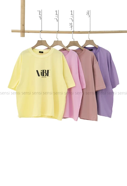 تیشرت باکسی vibe کد 1005723