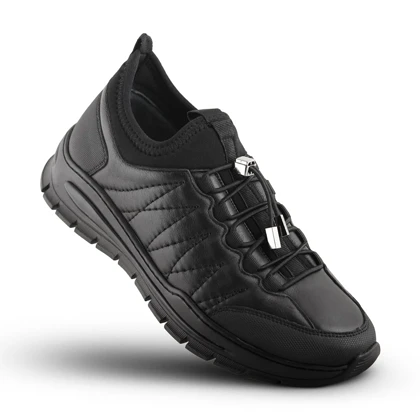 کفش روزمره زنانه چرم یلسان مدل هوداد کد 683-GN