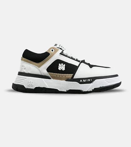 کفش کتانی سفید مشکی قهوه ای AMIRI MA2 Leather مدل 7368