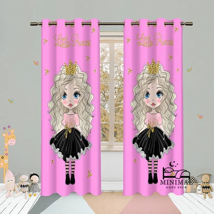 پرده کودک طرح فانتزی مدل W4916