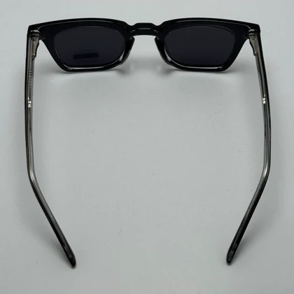 عینک آفتابی پلاریزه دولچه گابانا DOLCE GABBANA دسته سیم کشی شده لولا فنر مشکی کد 7707