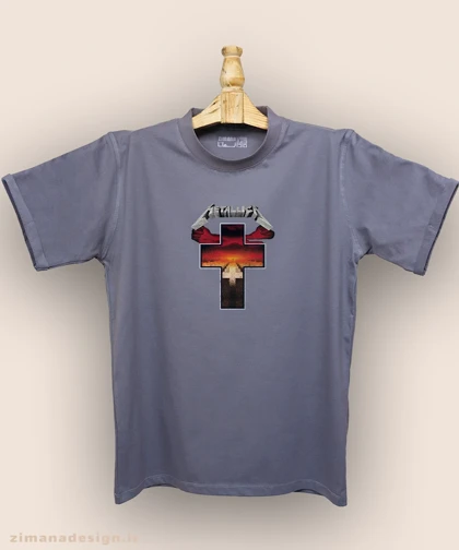 تیشرت مردانه و زنانه طرح متالیکا کد 977