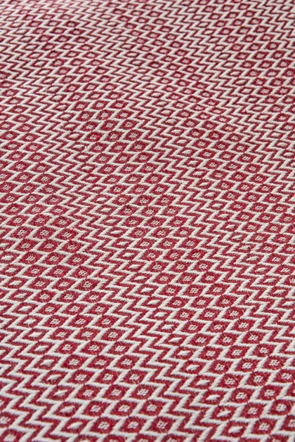 روتختی پیکه دو نفره Karaca Home مدل Levi پنبه و پلی‌استر - زرشکی