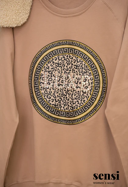 دورس 3نخ LUXEنگین‌دار چاپی
