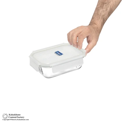 ظرف غذا مستطیل سایز کوچک یونیک کد 1411