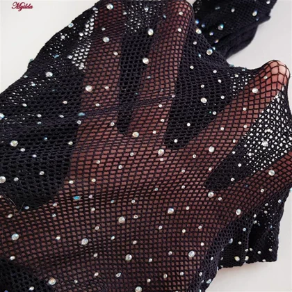 سرهمی فانتزی نگین‌دار زنانه مشکی کد 4860-7176