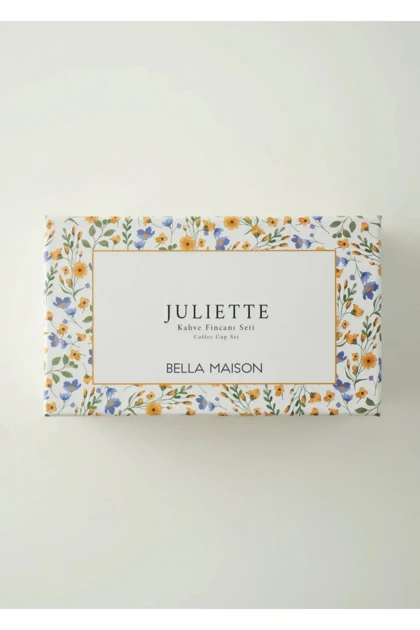 ست فنجان قهوه دو نفره Bella Maison مدل Juliette پرسلن - چندرنگ