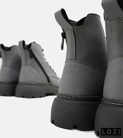 نیم بوت چرمی مردانه طوسی Timberland