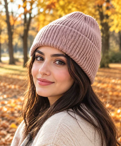 کلاه بافت زنانه آی ام کد Z-HF32