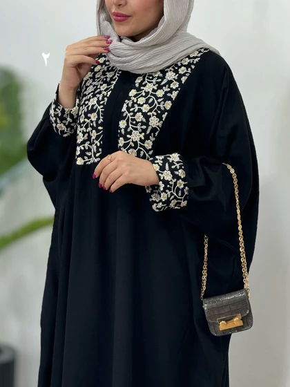 عبای بلند سوزندوزی نفیس 2