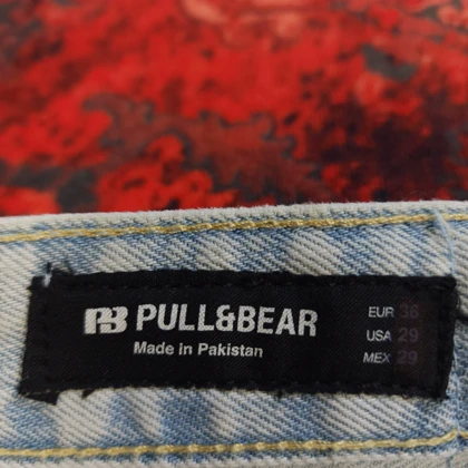 شلوار جین نیم بگ بدون جنسیت pull & bear کد 377