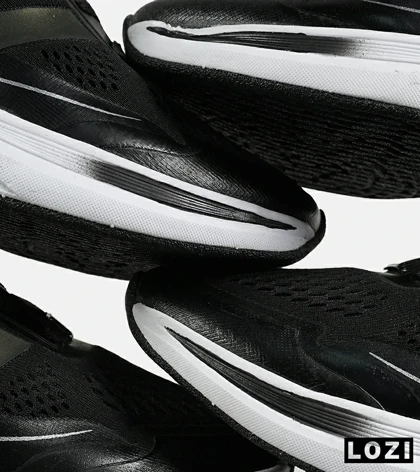 کفش کتانی مردانه و زنانه مشکی سفید ADIDAS BONCE