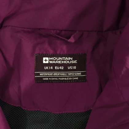 SIZE S-M کاپشن بادگیر گورتکس یونیسکس اورجینال از برند معتبر MOUNTAIN WAREHOUSE انگلستان