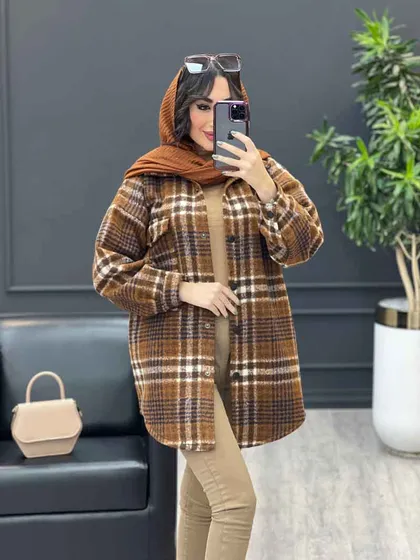 شکت چهارخونه تک جیب