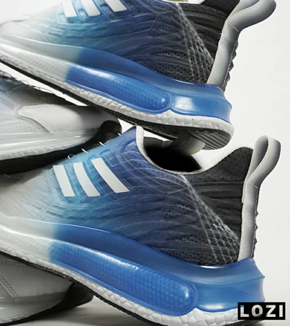 کفش کتانی مردانه آبی سفید ADIDAS Solar disk V2