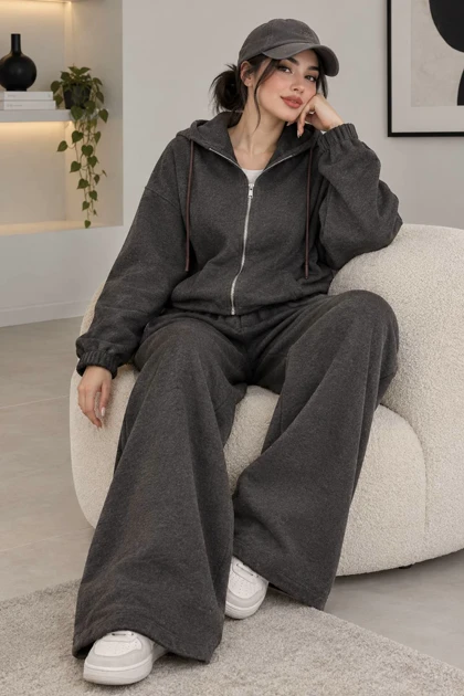 ست سویشرت شلوار زنانه سولیانو پایین گتر کد 2000235