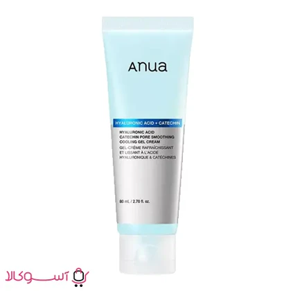 ژل کرم خنک کننده و آبرسان آنوا مدل Hyaluronic Acid حجم 80 میل