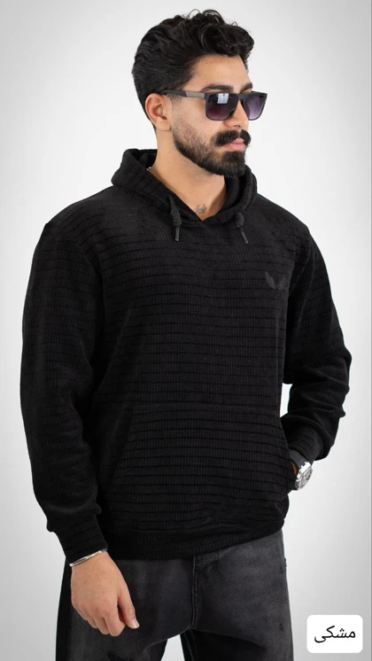 هودی مردانه مخمل سورنا_کد4644