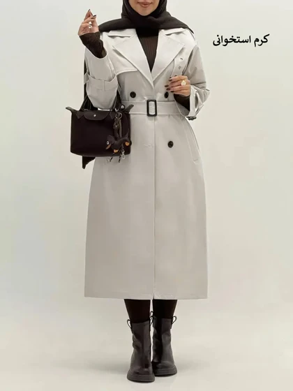 3987-بارانی بلند تیدا