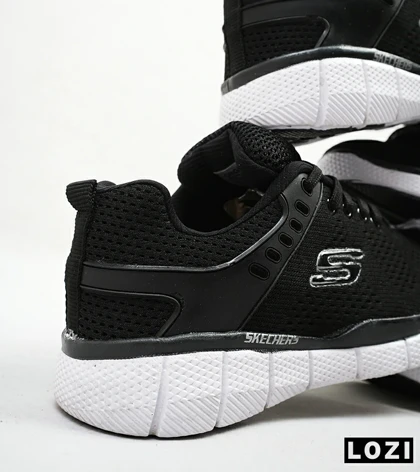 کفش کتانی طبی ورزشی مشکی SKECHERS SKECH-KNIT