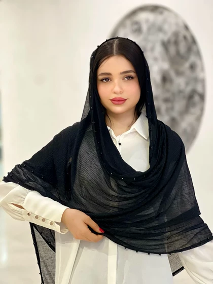 شال مشکی راشل