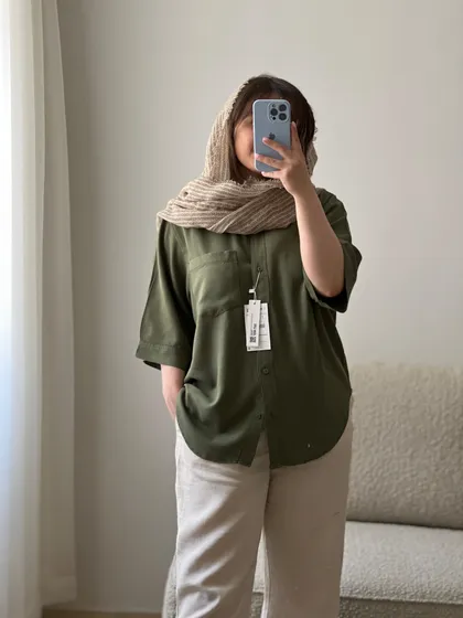 شومیز آستین سه ربع ( کد A220)