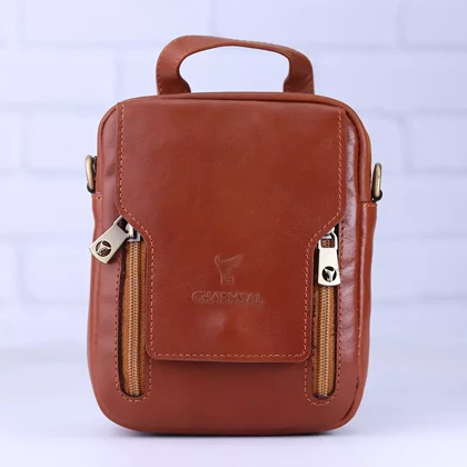 کیف دوشی چرم چرمسال کوچک کد 571